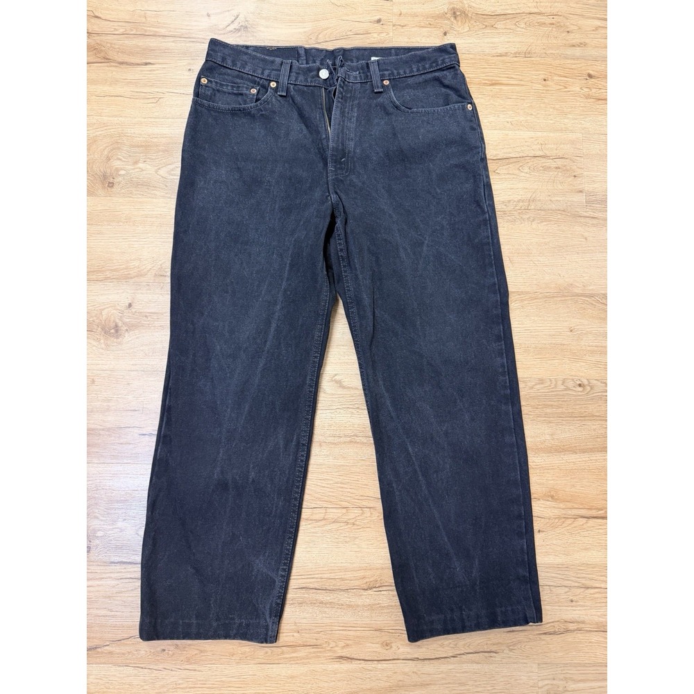Vintage Levi's 550 Jeans Mens 34x32 Black Relaxed Fit 100% Cotton 90s USA Made